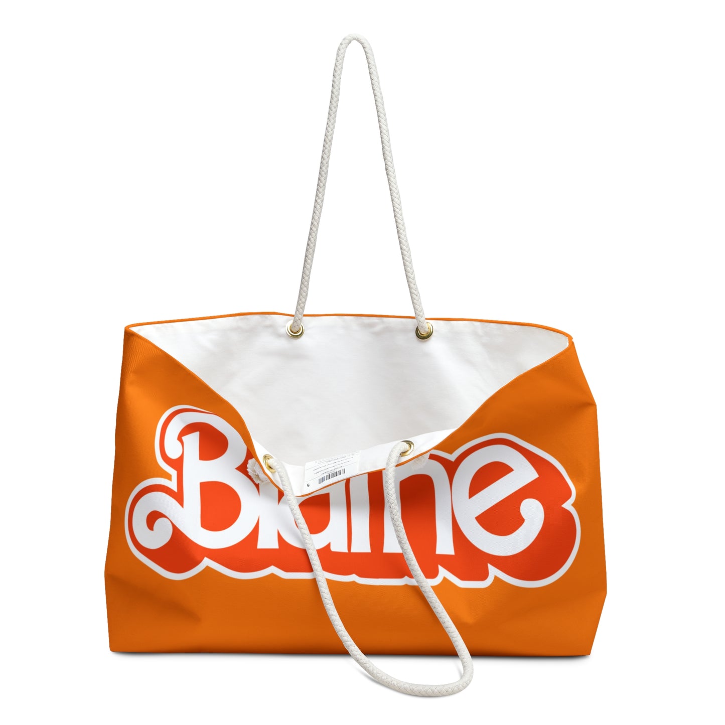 Blaine Vintage Weekender Tote Bag - Orange